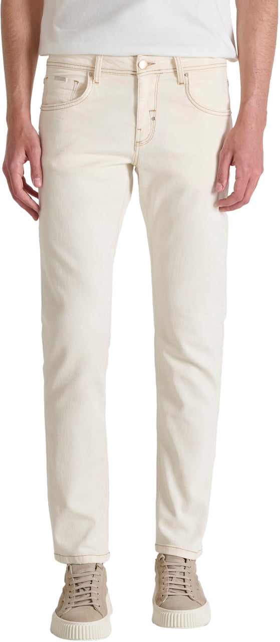 Antony Morato JEANS KURT COMFORT TAPERED FIT IN AUTHENTIC NATURAL COTTON DENIM Beige