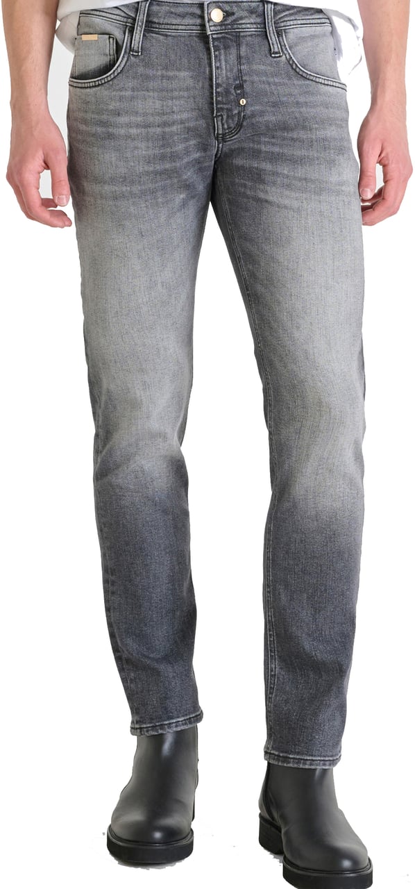 Antony Morato JEANS KURT COMFORT TAPERED FIT IN BLACK GOLD LINE DENIM Zwart