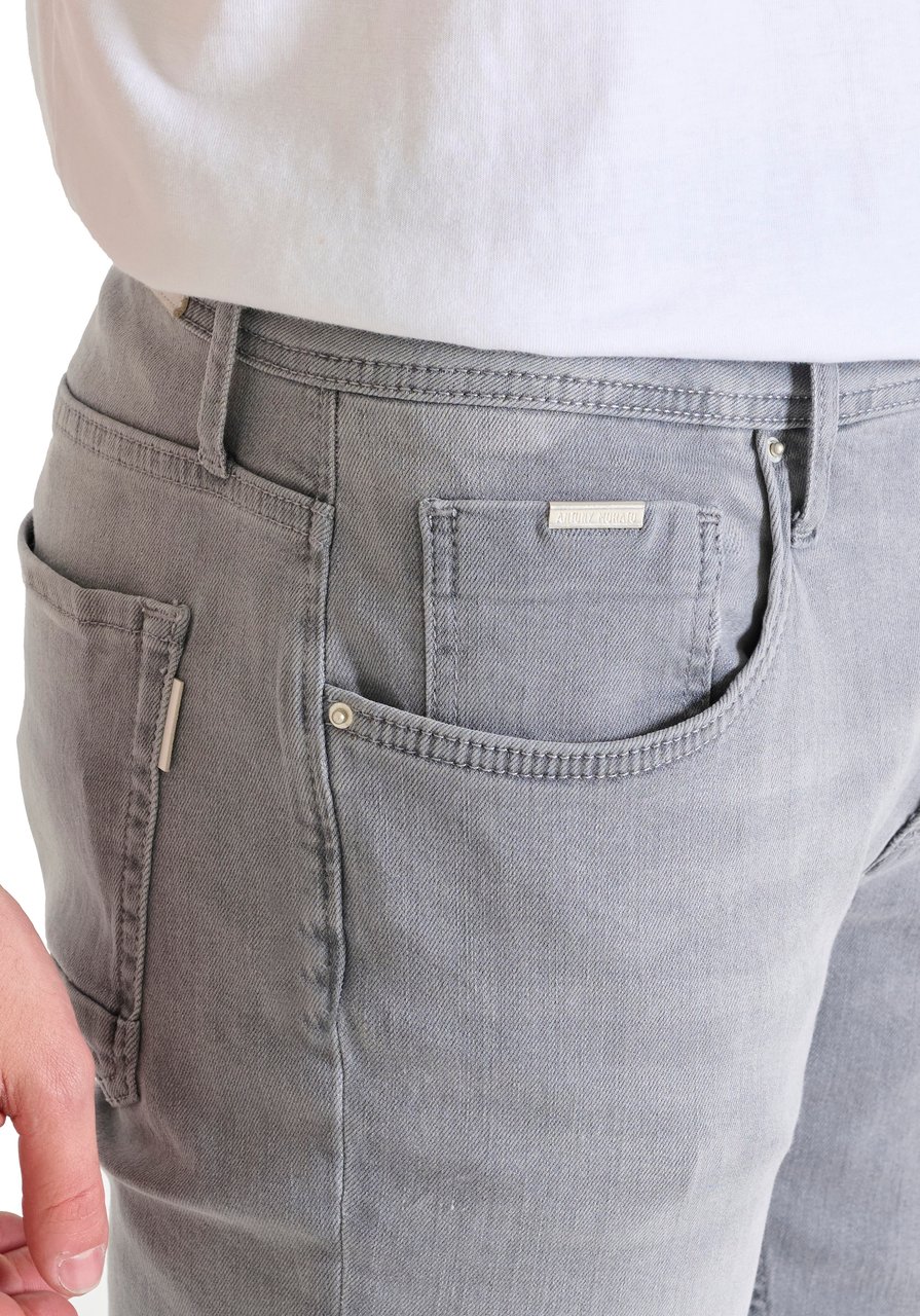 Antony Morato JEANS KURT COMFORT TAPERED FIT IN OVERDYED DENIM Grijs