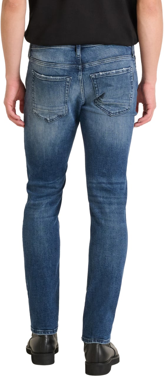 Antony Morato JEANS KURT COMFORT TAPERED FIT IN ICONIC BLUE DENIM Blauw