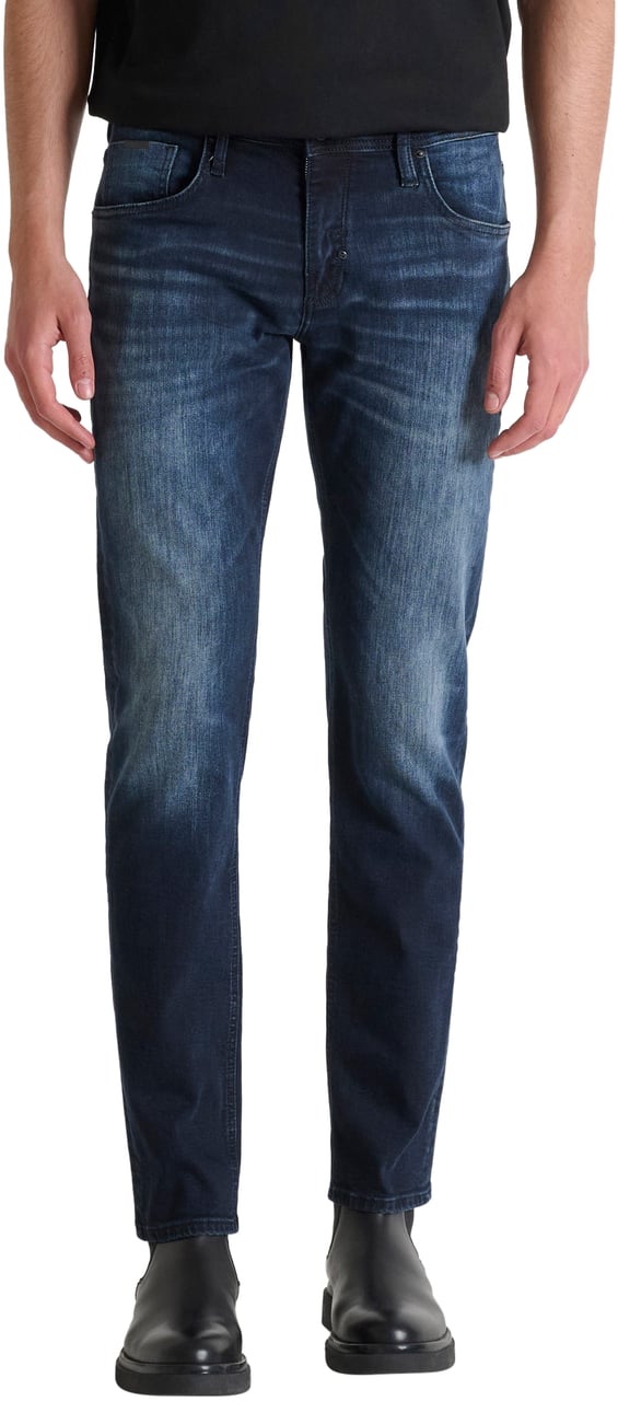 Antony Morato JEANS KURT COMFORT TAPERED FIT IN ICONIC BLUE OD DENIM Blauw