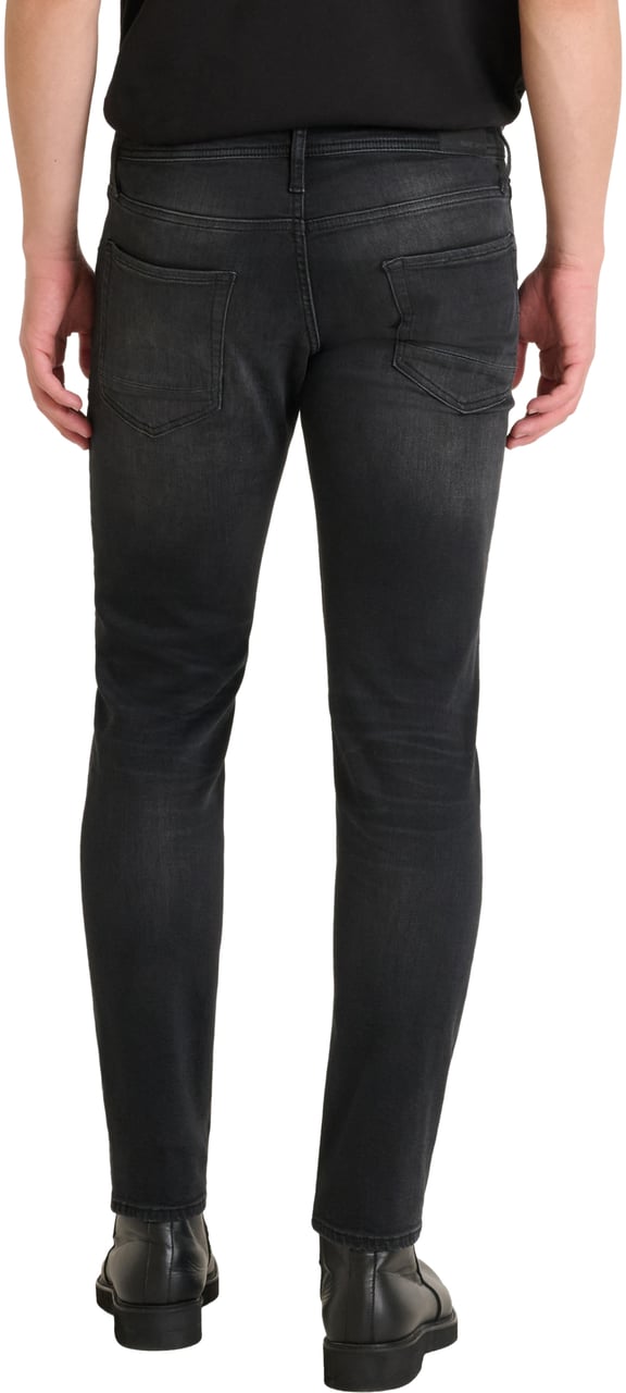Antony Morato JEANS KURT COMFORT TAPERED FIT IN ICONIC BLACK BLACK DENIM Zwart