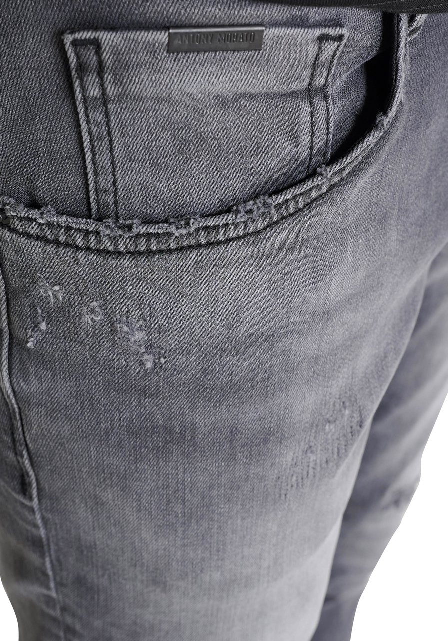 Antony Morato JEANS KURT COMFORT TAPERED FIT IN AUTHENTIC BLACK BLACK DENIM Zwart