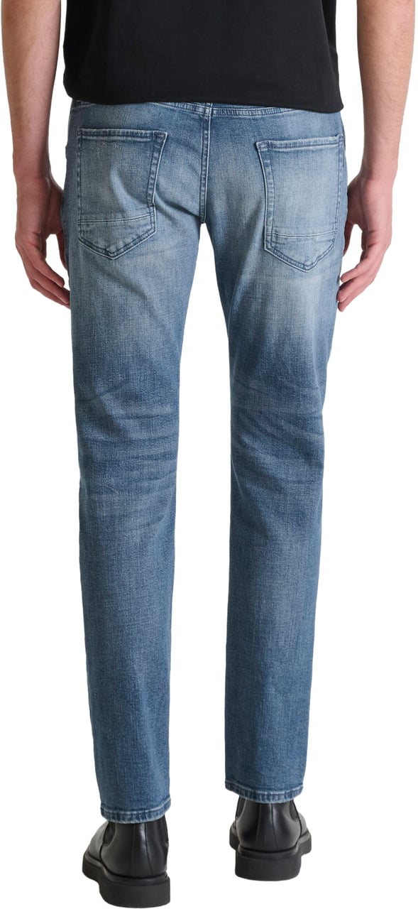 Antony Morato JEANS KURT COMFORT TAPERED FIT IN ICONIC MALAGA BLUE DENIM Blauw