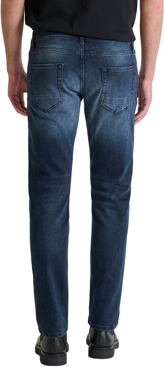 Antony Morato JEANS KURT COMFORT TAPERED FIT IN ICONIC BLUE BLACK DENIM Blauw