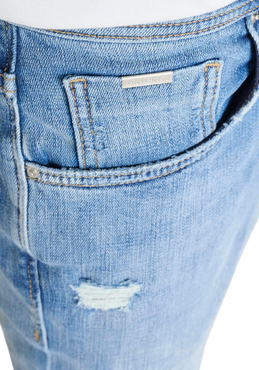 Antony Morato JEANS KURT COMFORT TAPERED FIT IN AUTHENTIC BLUE DENIM Blauw