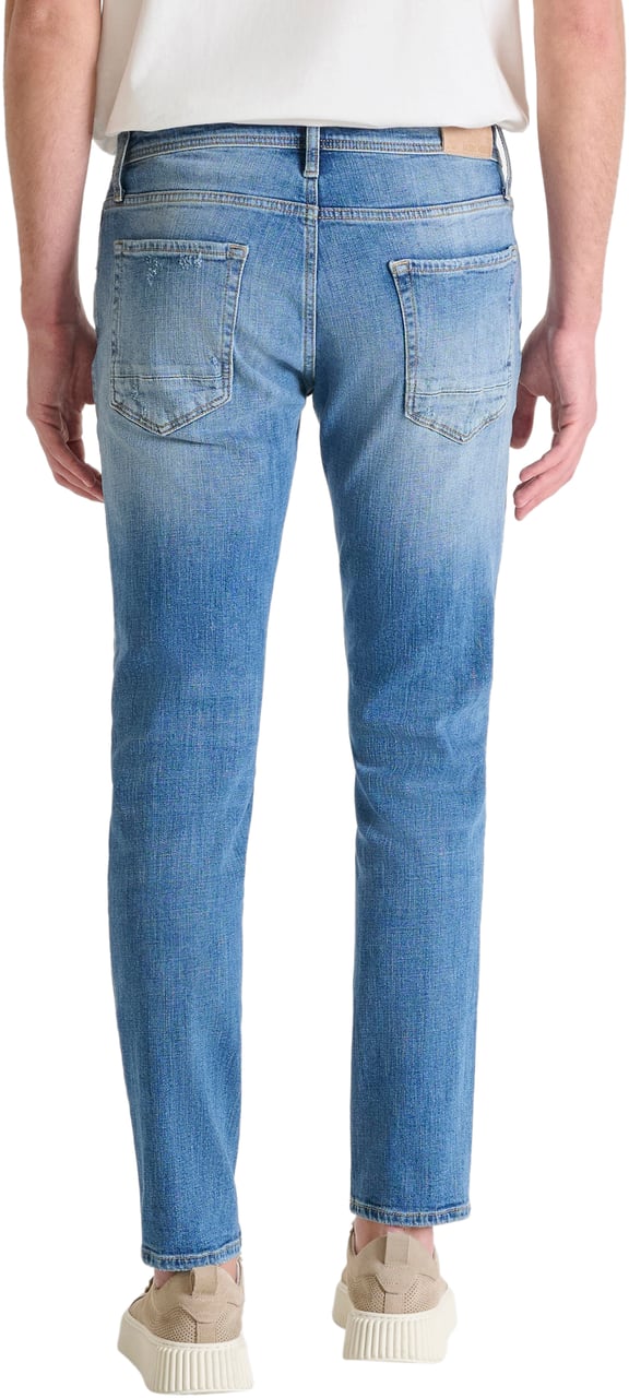 Antony Morato JEANS KURT COMFORT TAPERED FIT IN AUTHENTIC BLUE DENIM Blauw