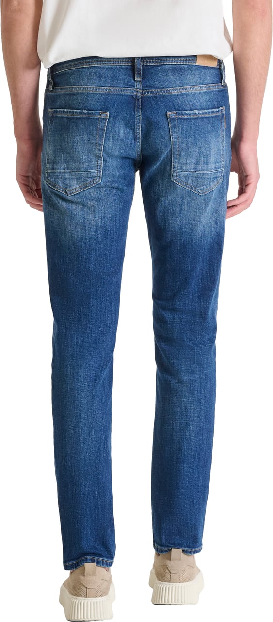 Antony Morato JEANS KURT COMFORT TAPERED FIT IN AUTHENTIC BLUE DENIM Blauw