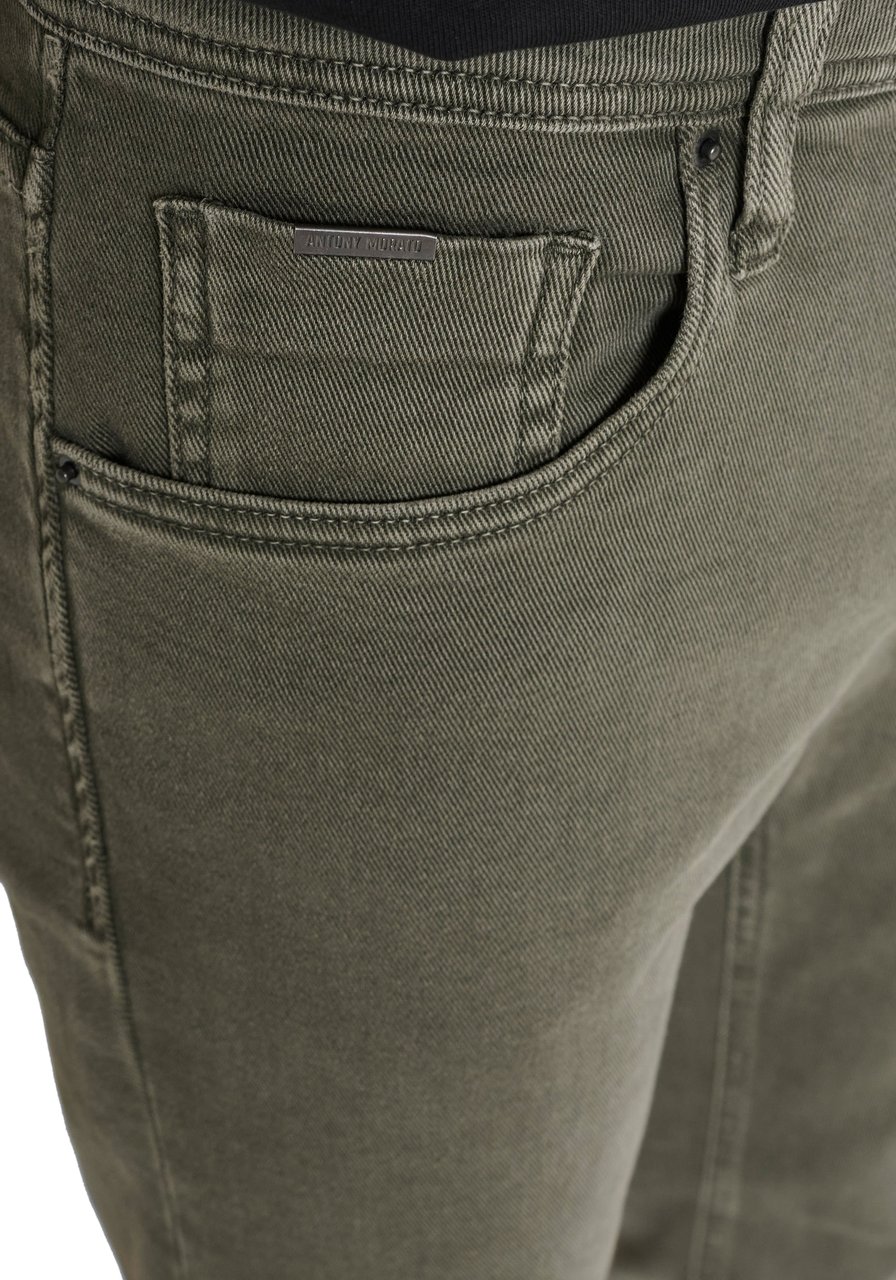 Antony Morato JEANS KURT COMFORT TAPERED FIT IN COLORED DENIM Groen