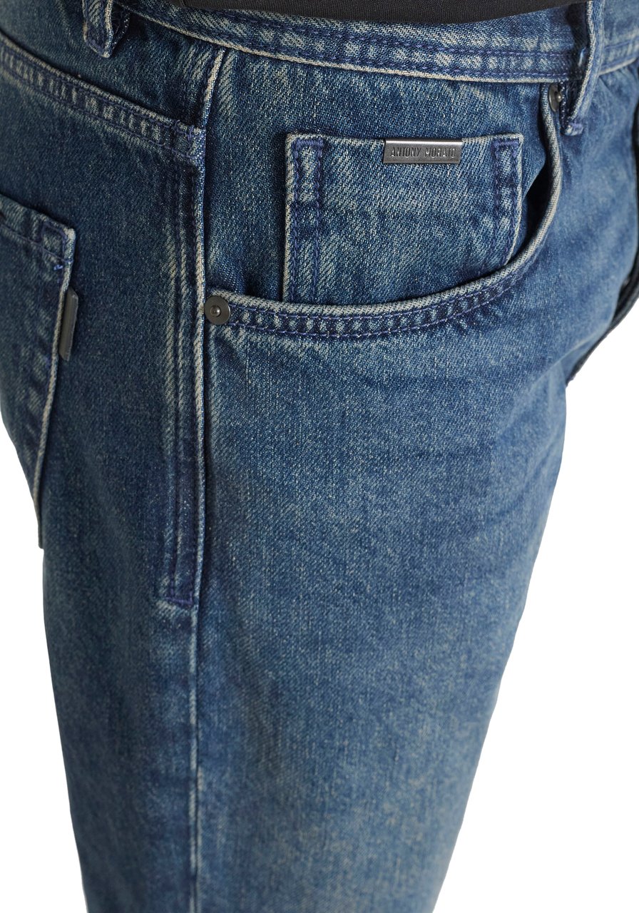 Antony Morato JEANS JOE REGULAR STRAIGTH FIT IN BLUE DENIM Blauw