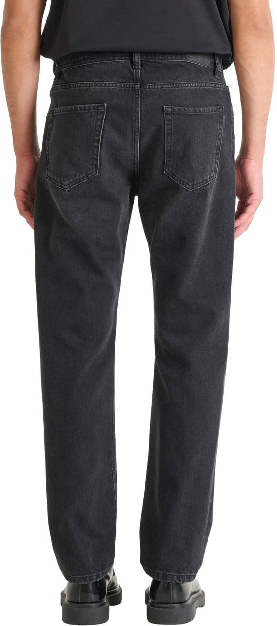 Antony Morato JEANS JOE REGULAR STRAIGTH FIT IN BLACK DENIM Zwart