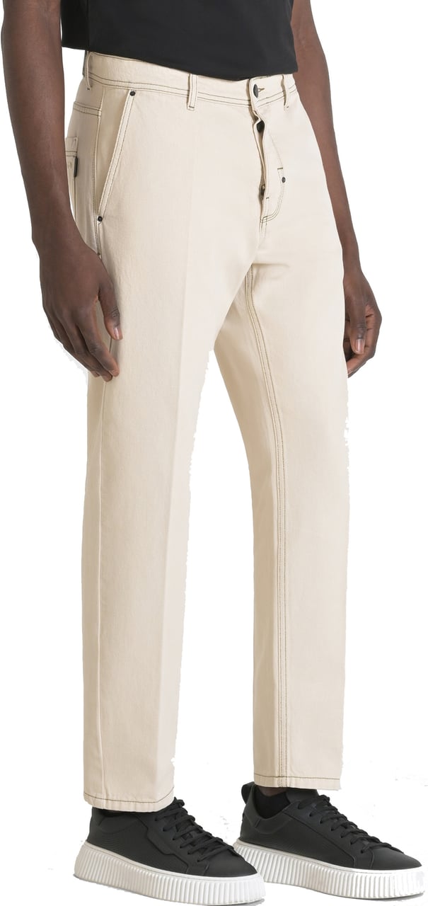 Antony Morato JEANS TREY REGULAR FIT IN NATURAL DENIM Beige