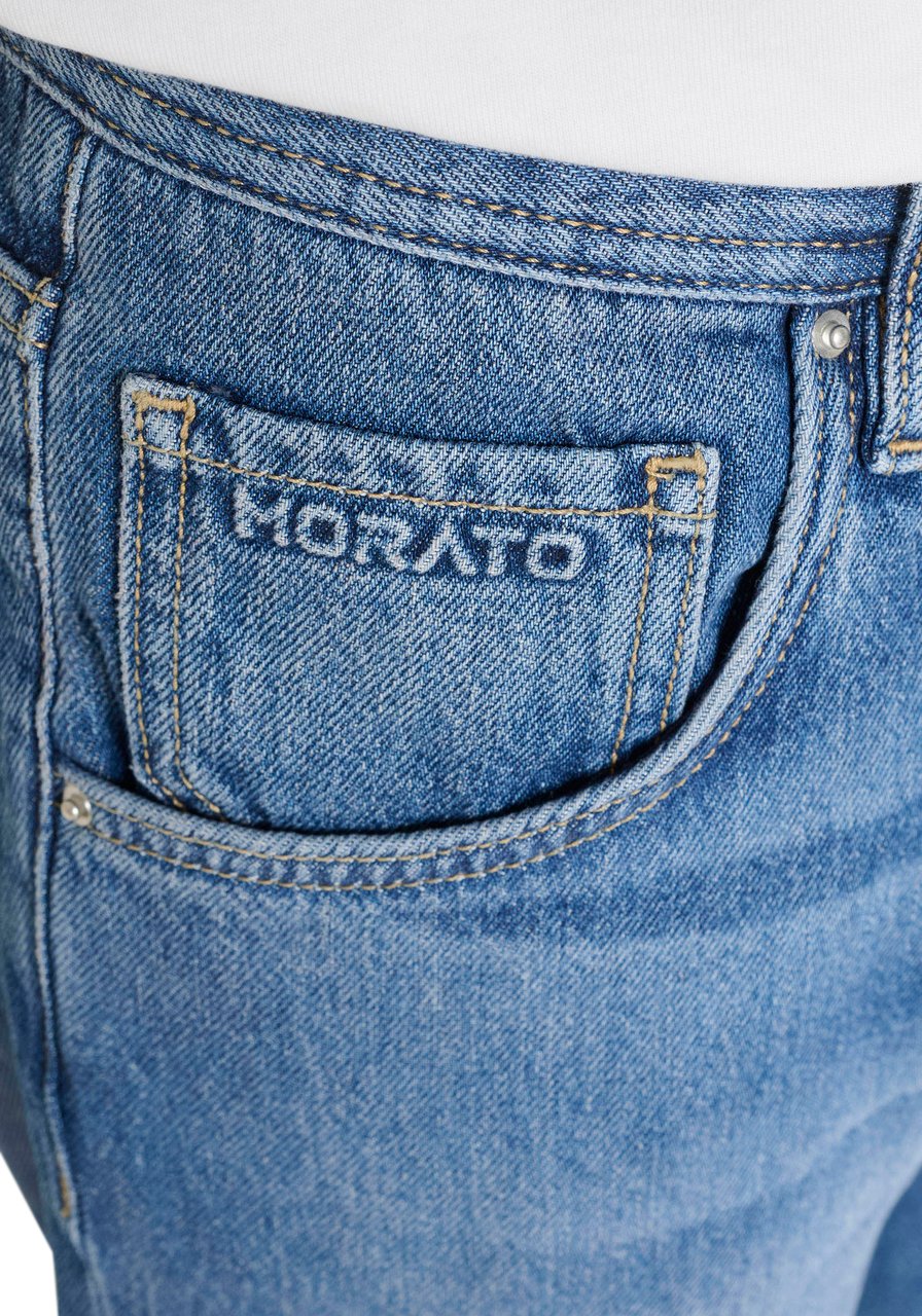 Antony Morato JEANS HENRY REGULAR ANKLE LENGHT FIT IN AUTHENTIC BLUE DENIM Blauw