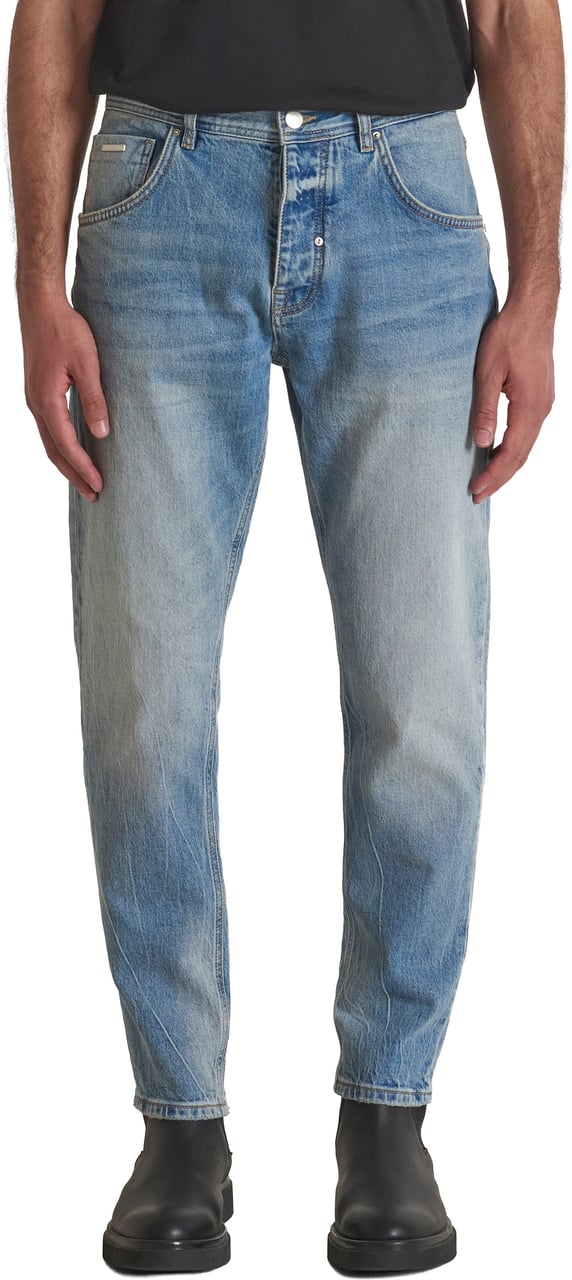 Antony Morato JEANS HENRY REGULAR ANKLE LENGHT FIT IN OCEAN BLUE DENIM Blauw