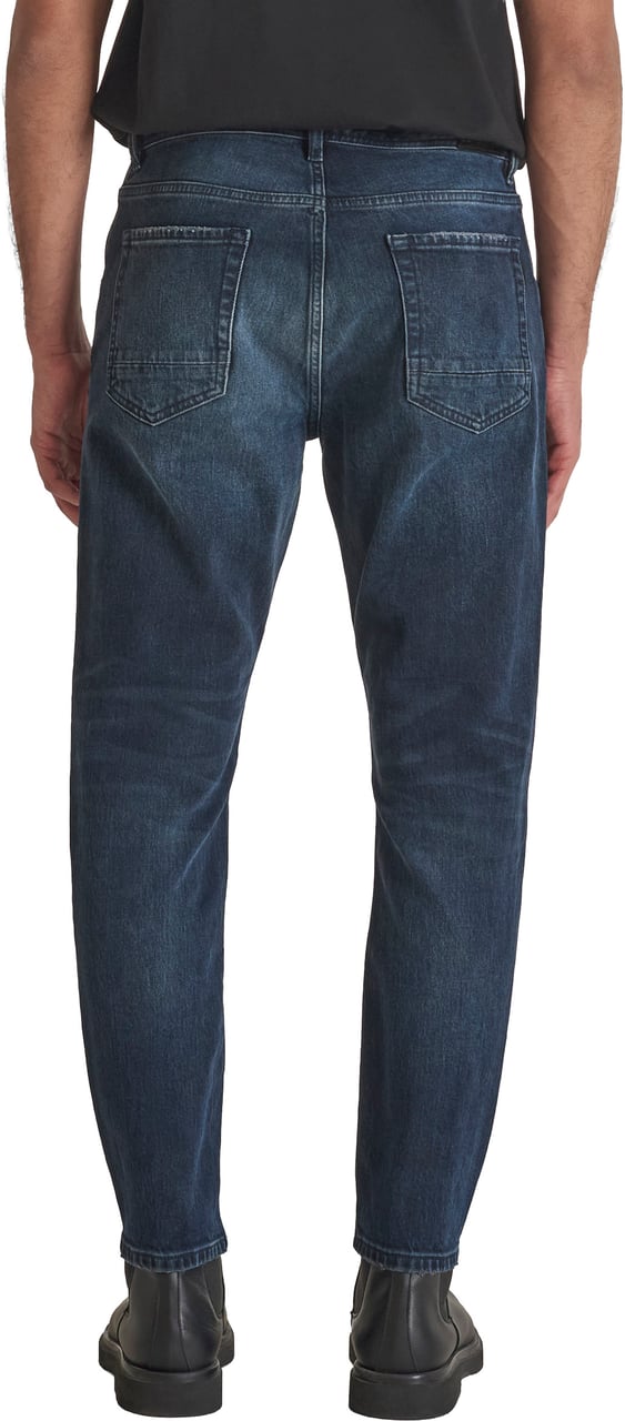 Antony Morato JEANS HENRY REGULAR ANKLE LENGHT FIT IN BLUE-BLACK DENIM Blauw