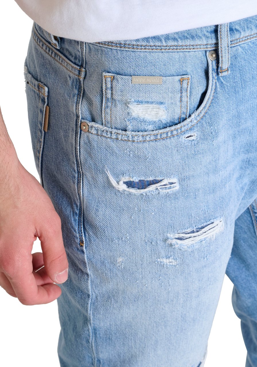 Antony Morato ARGON SUPER LIGHT SLIM ANKLE LENGHT FIT Blauw