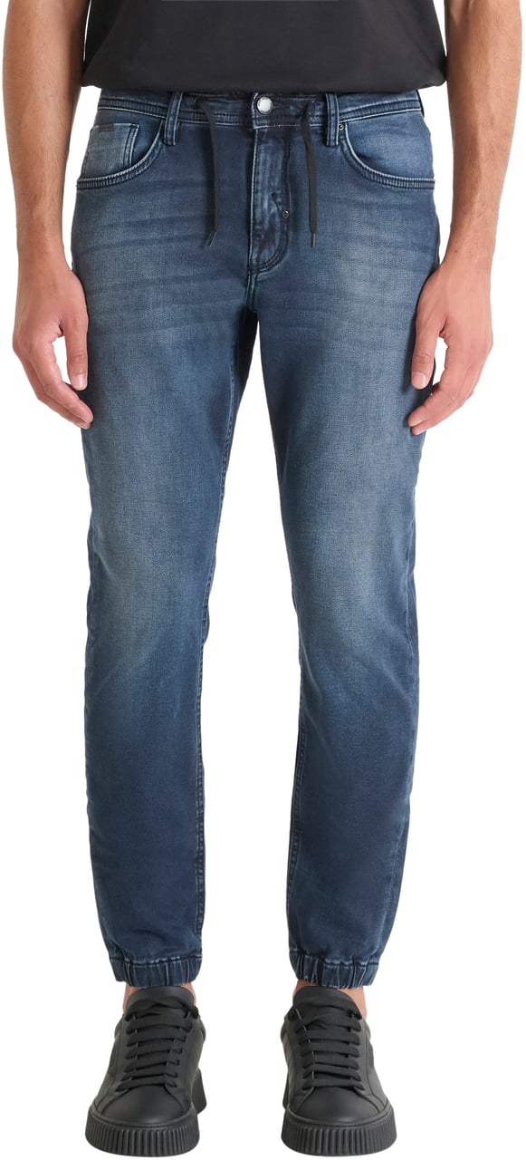 Antony Morato JAKE SKINNY CROPPED FIT IN BLUE BLACK DENIM Blauw