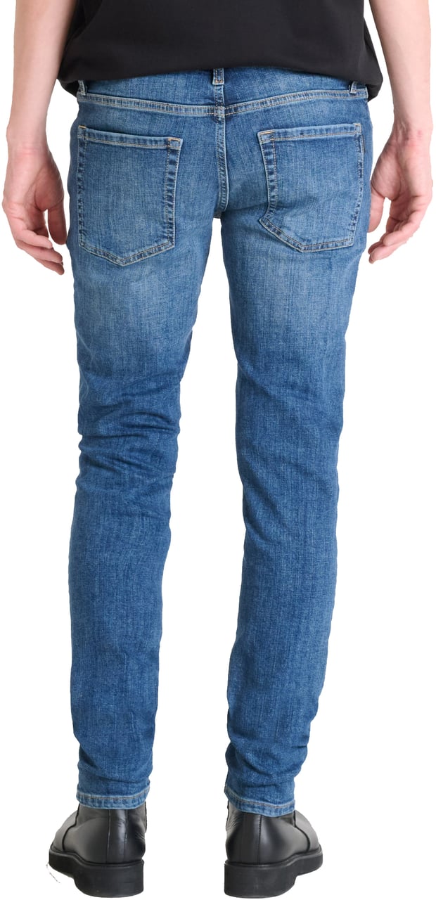 Antony Morato JEANS OZZY TAPERED FIT IN STRETCH BLUE DENIM ICONIC LOOK Blauw