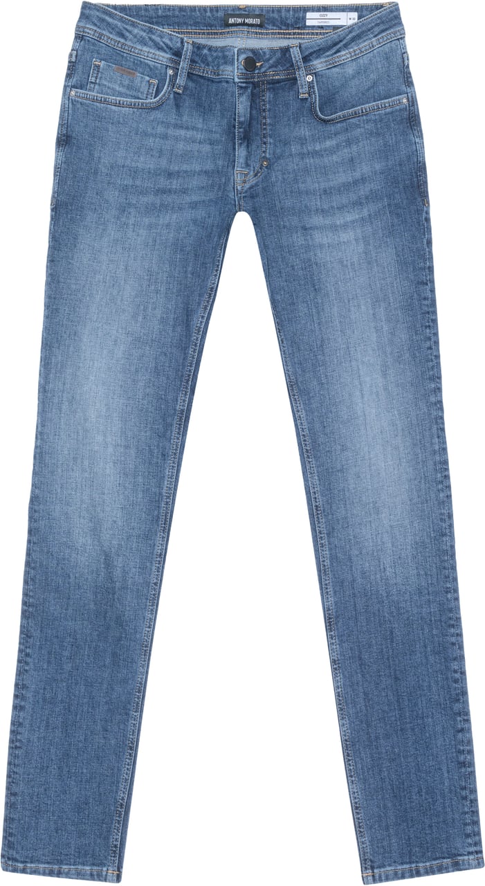 Antony Morato JEANS OZZY TAPERED FIT IN STRETCH BLUE DENIM ICONIC LOOK Blauw