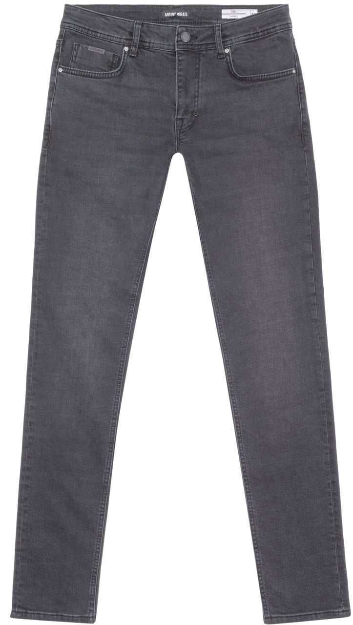 Antony Morato JEANS TAPERED OZZY IN STRETCH BLACK BLACK DENIM ICONIC LOOK Zwart