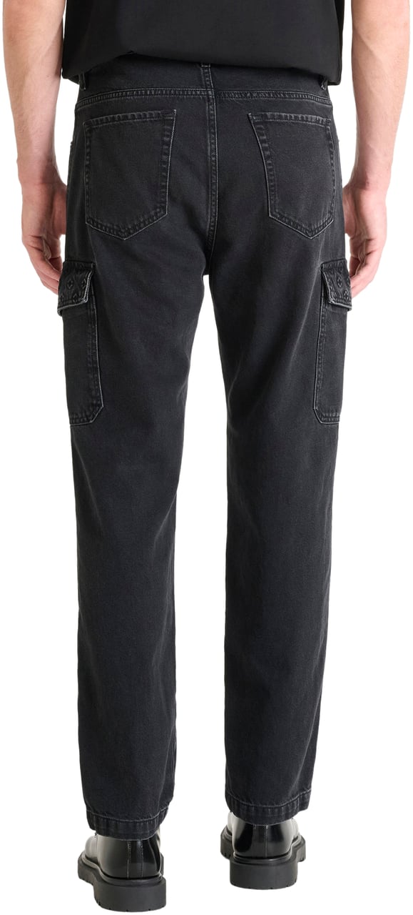 Antony Morato JEANS KOOPER REGULAR FIT IN BLACK BLACK DENIM Zwart