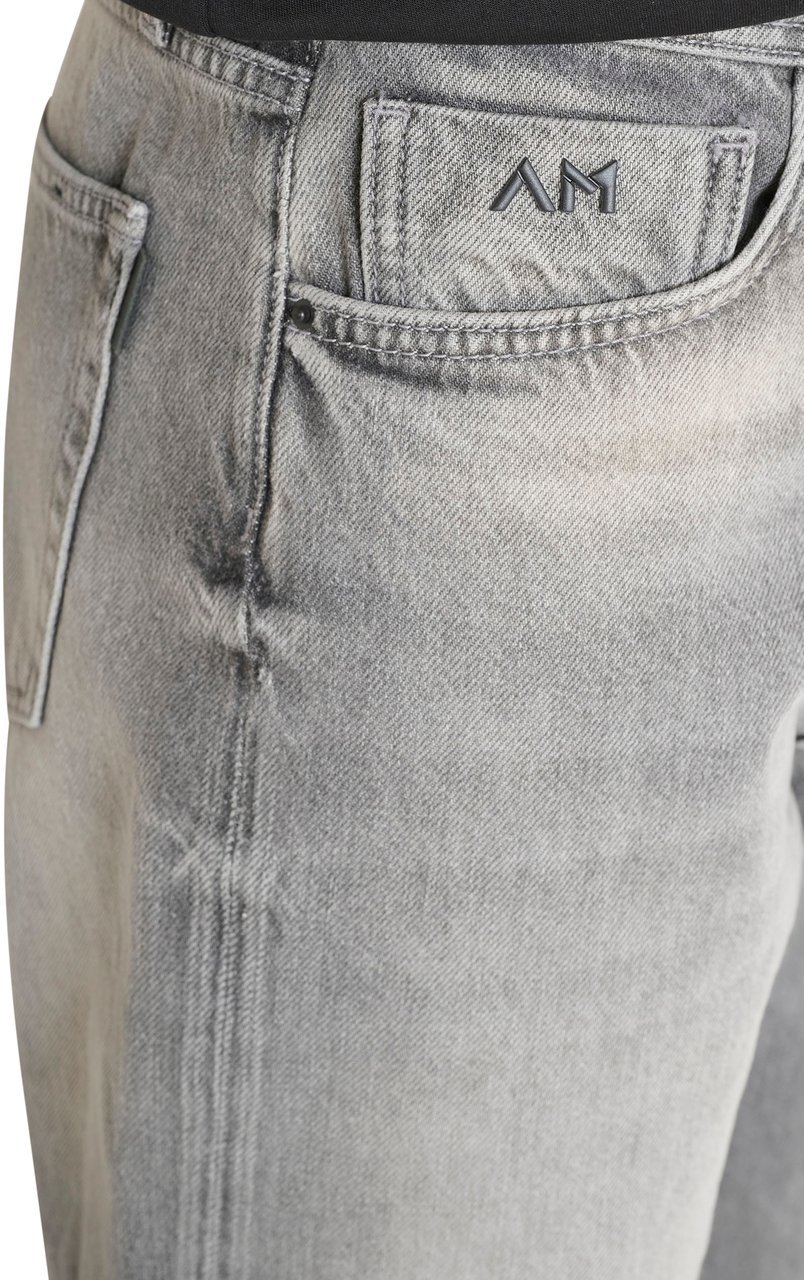 Antony Morato JEANS BRAD REGUALR FIT IN GREY DENIM Zwart