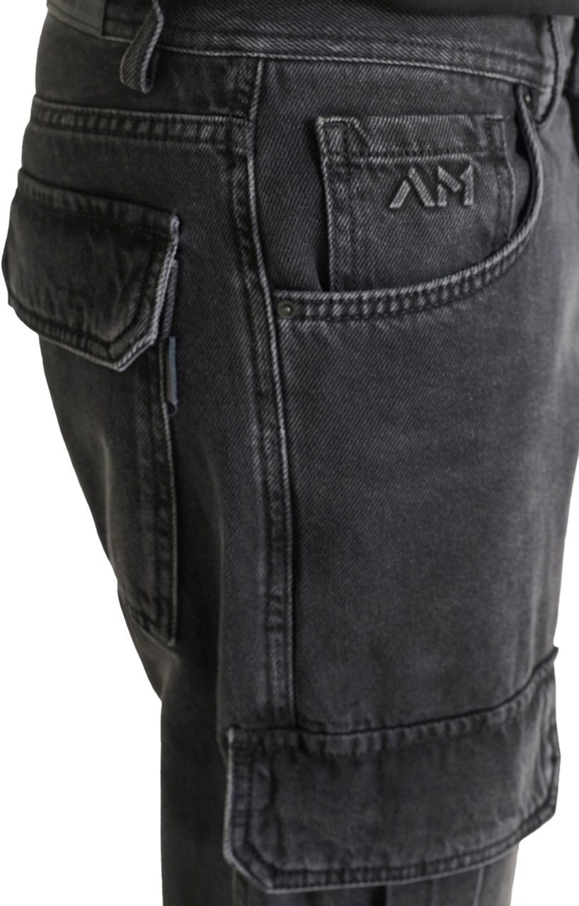 Antony Morato JEANS GARY REGULAR FIT IN BLACK BLACK DENIM Zwart