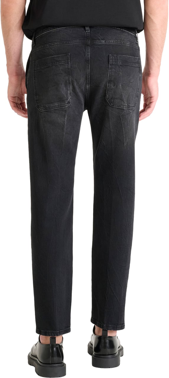 Antony Morato JEANS TREY REGULAR FIT IN BLACK DENIM Zwart