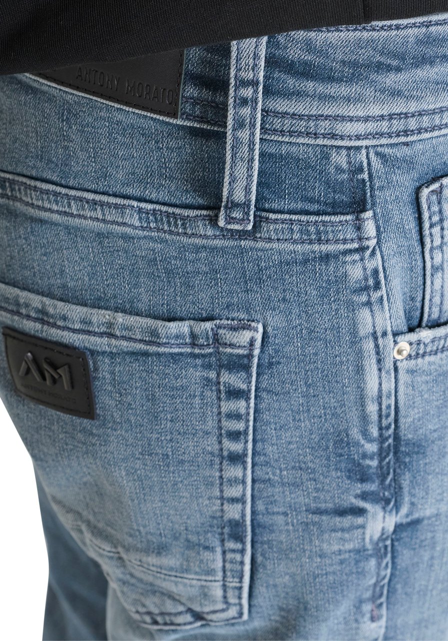 Antony Morato JEANS METAL KURT COMFORT TAPERED FIT IN ICONIC BLUE OD DENIM Blauw