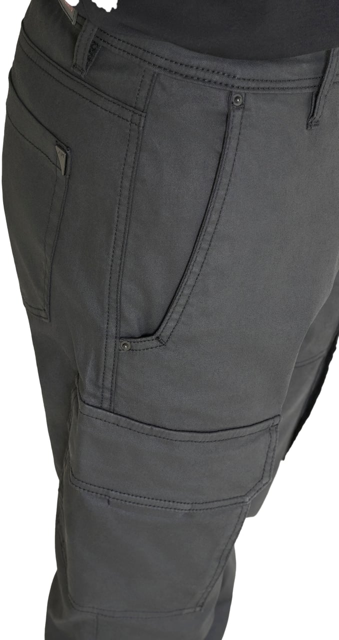 Antony Morato JEANS SIMON SLIM FIT IN BLACK COATED DENIM Zwart