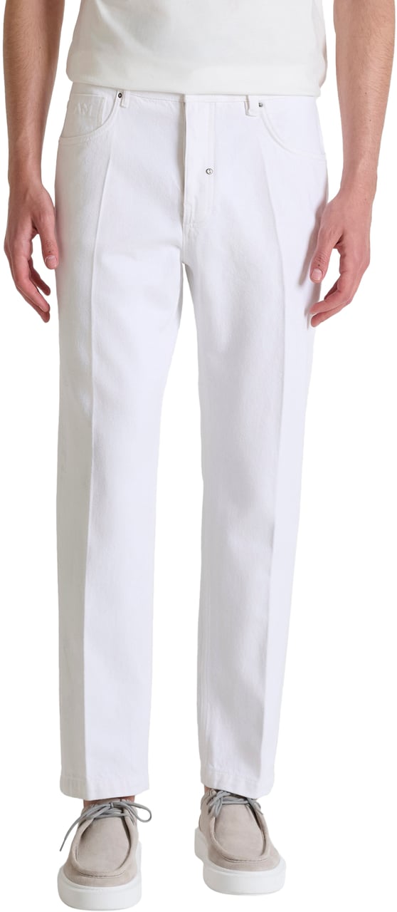 Antony Morato JEANS JOSH REGULAR FIT IN RIGID BULL DENIM Beige