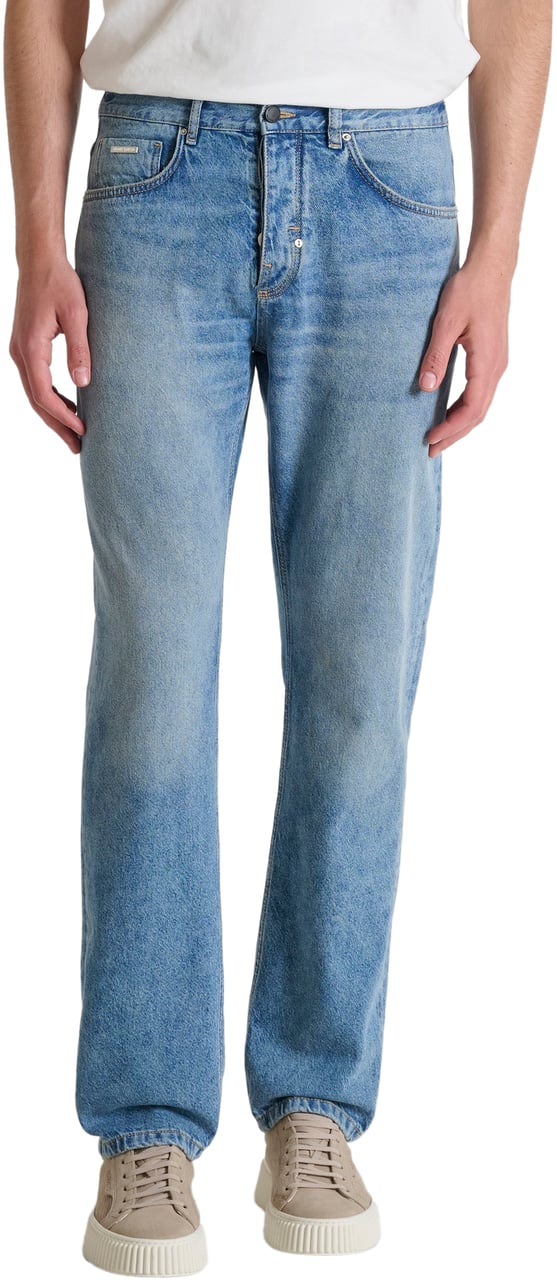 Antony Morato JEANS LIAM REGULAR STRAIGTH FIT IN RIGID BLUE DENIM Blauw