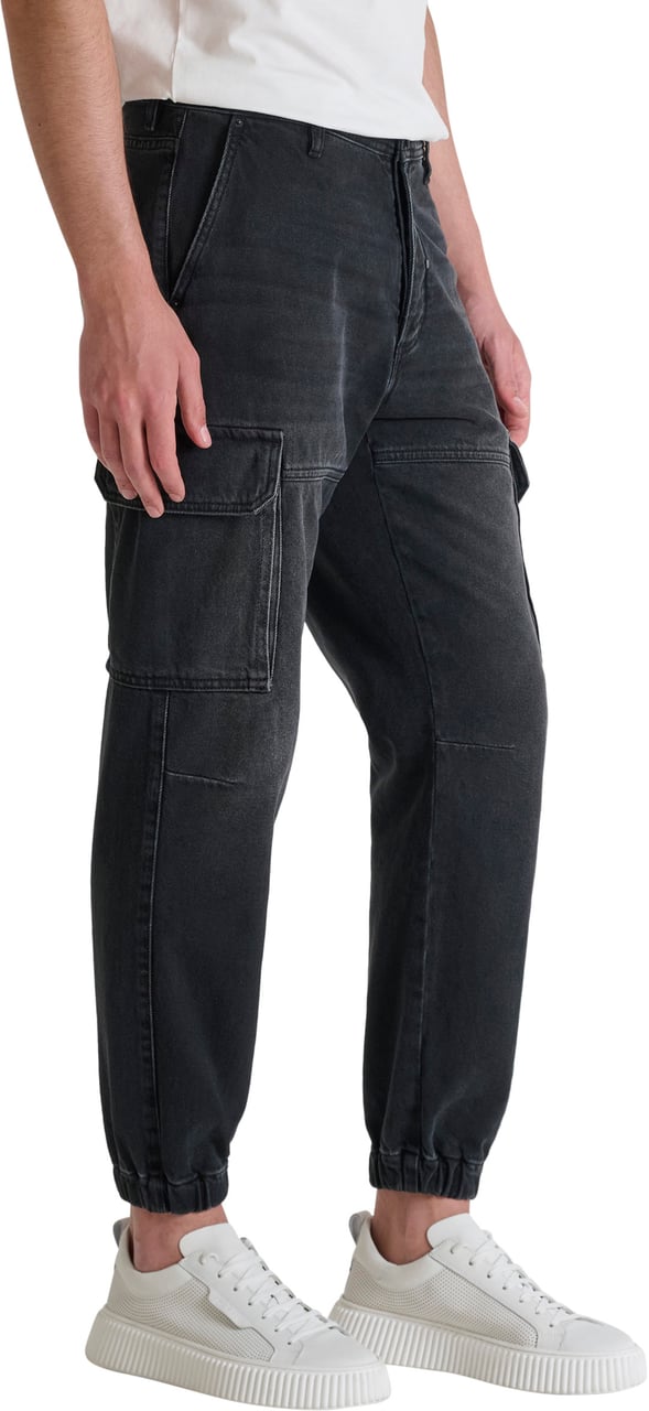 Antony Morato JEANS JAY REGULAR FIT IN BLACK BLACK DENIM Zwart