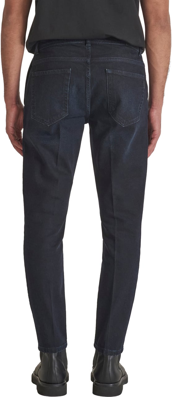 Antony Morato DENIM CHINOS RAY SLIM ANKLE LENGHT FIT IN COMFORT BLUE BLACK DENIM Blauw