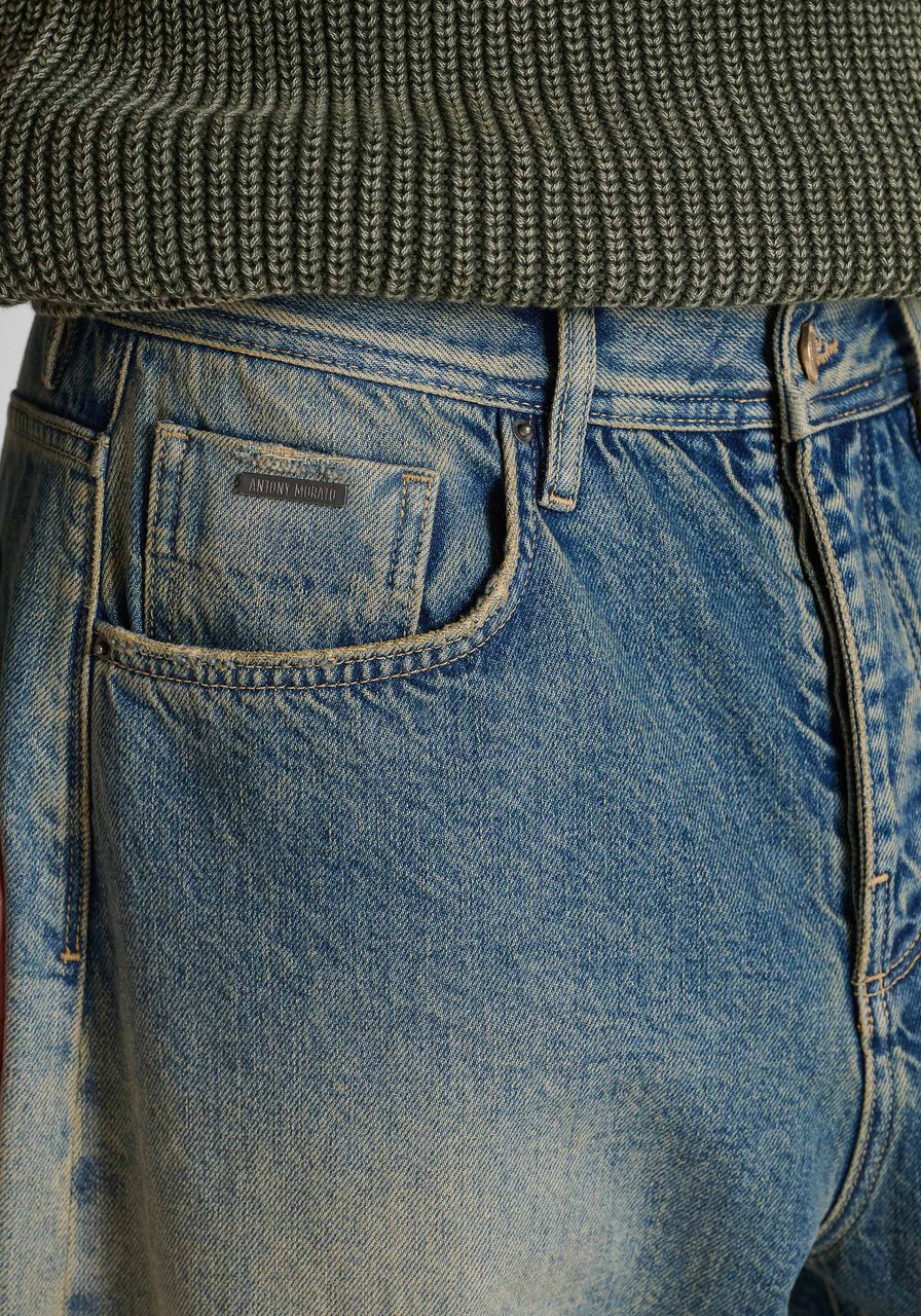 Antony Morato JEANS REED RELAXED CURVED LEG FIT IN RIGID BLUE DENIM Blauw