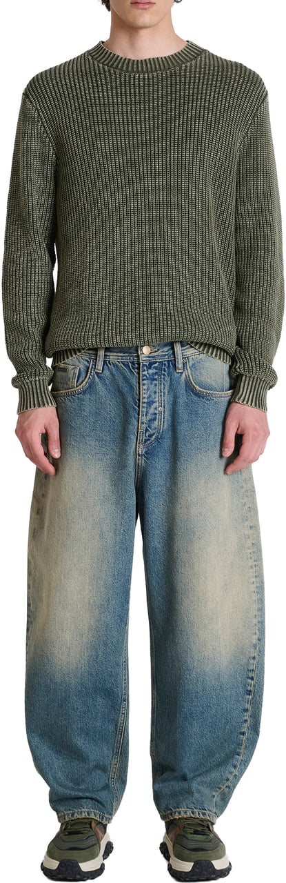 Antony Morato JEANS REED RELAXED CURVED LEG FIT IN RIGID BLUE DENIM Blauw