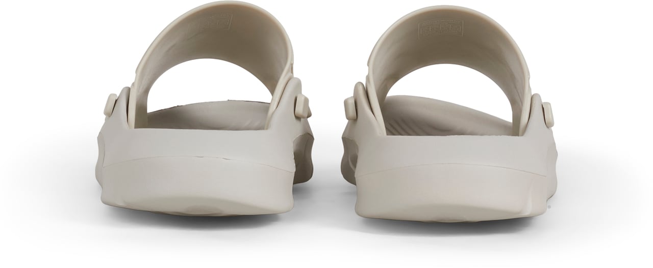 Antony Morato SLIPPER HOLBOR IN RUBBER.3D LOGO RELIEF ON UPPER.LIGHT EVA SOLE Beige