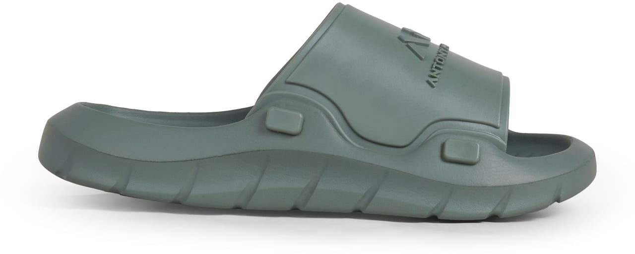 Antony Morato SLIPPER HOLBOR IN RUBBER.3D LOGO RELIEF ON UPPER.LIGHT EVA SOLE Groen
