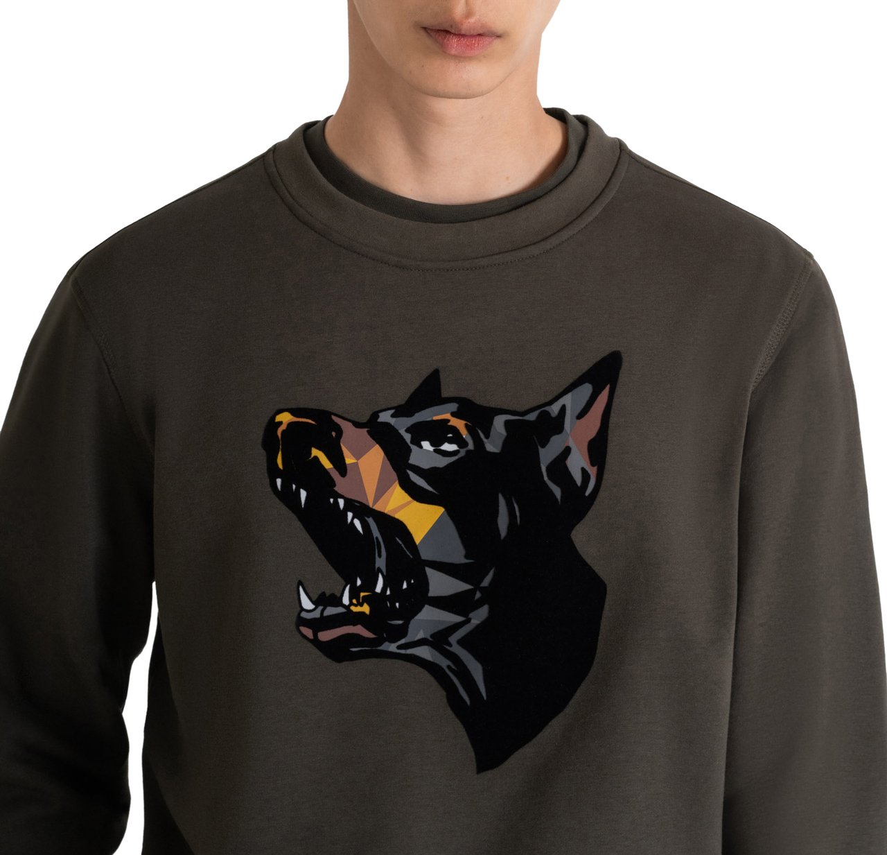 Antony Morato SWEATSHIRT REGULAR FIT Groen