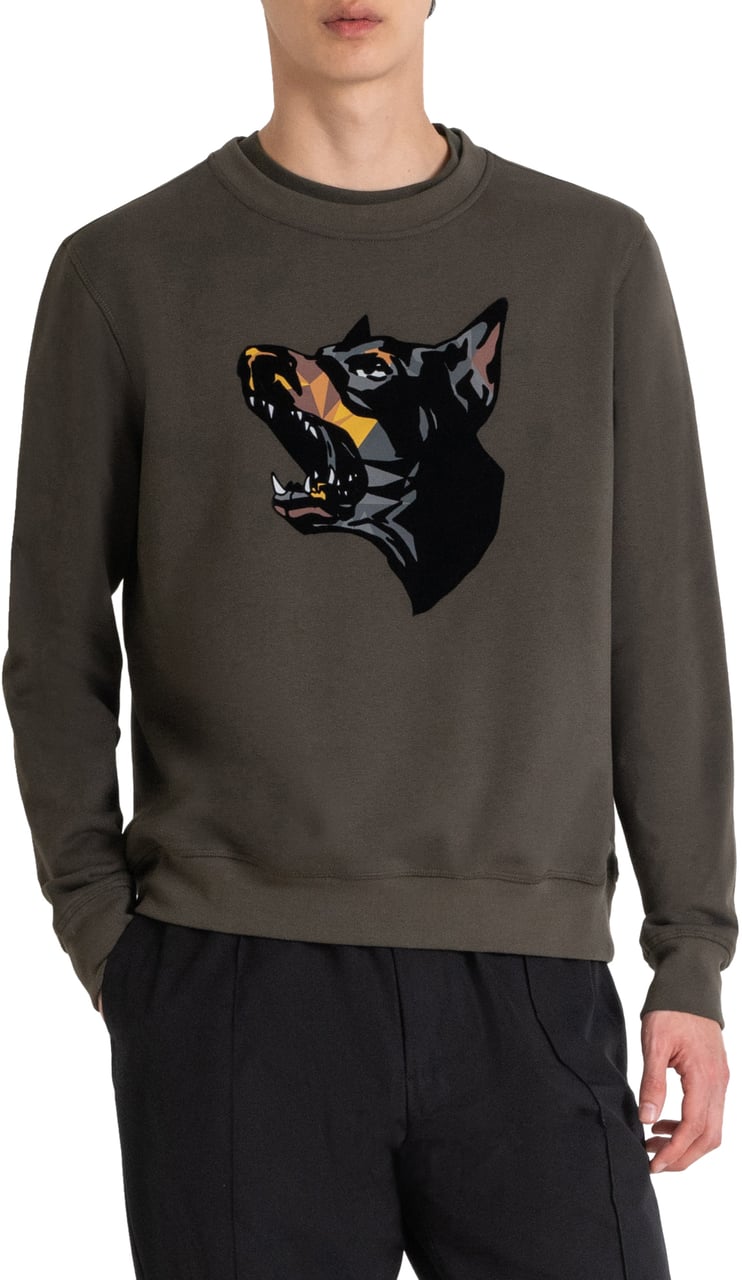 Antony Morato SWEATSHIRT REGULAR FIT Groen