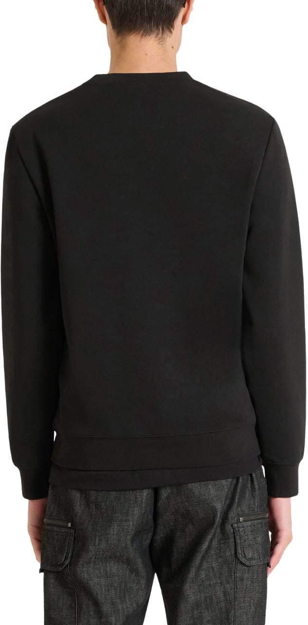 Antony Morato SWEATSHIRT REGULAR FIT WITH INJECTION PRINT Zwart