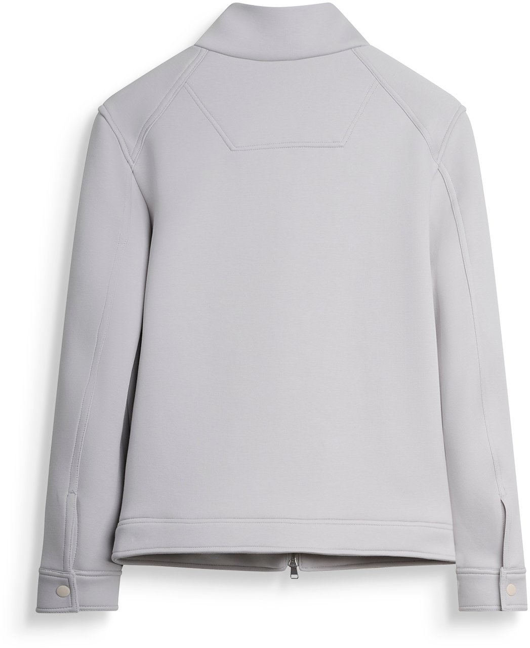 Antony Morato SWEATSHIRT REGULAR FIT IN DOBBY STRETCH SCUBA COTTON BLEND FABRIC WITH METAL LOGO ON RUBBER PATCH Wit
