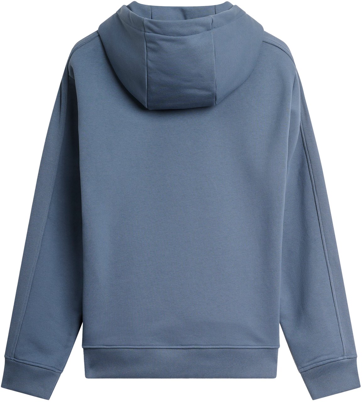 Antony Morato HOODIE RELAXED FIT WITH SPONGE LOGO PRINT Blauw