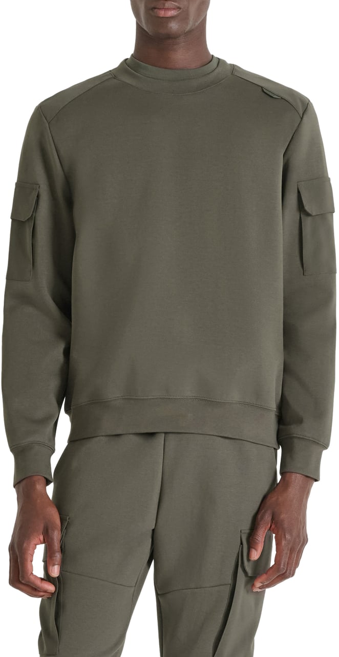 Antony Morato SWEATSHIRT REGULAR FIT Groen