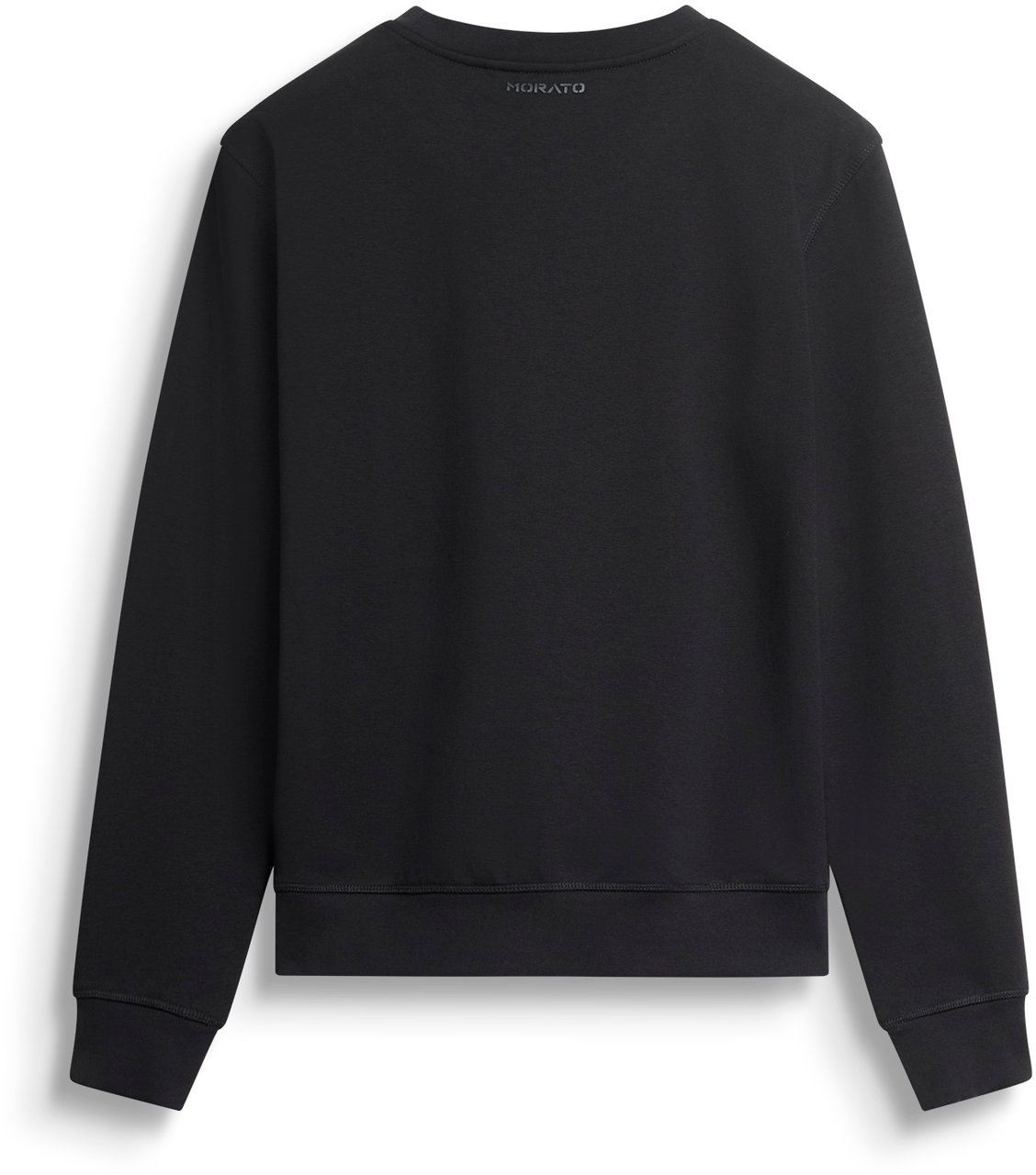 Antony Morato SWEATSHIRT REGULAR FIT WITH FLOCK PRINT Zwart