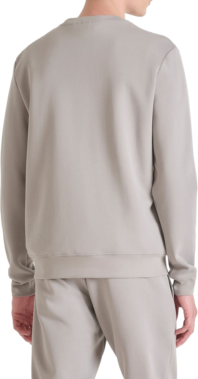 Antony Morato SWEATSHIRT SLIM FIT AND EMBOSSED LOGO PRINT Grijs