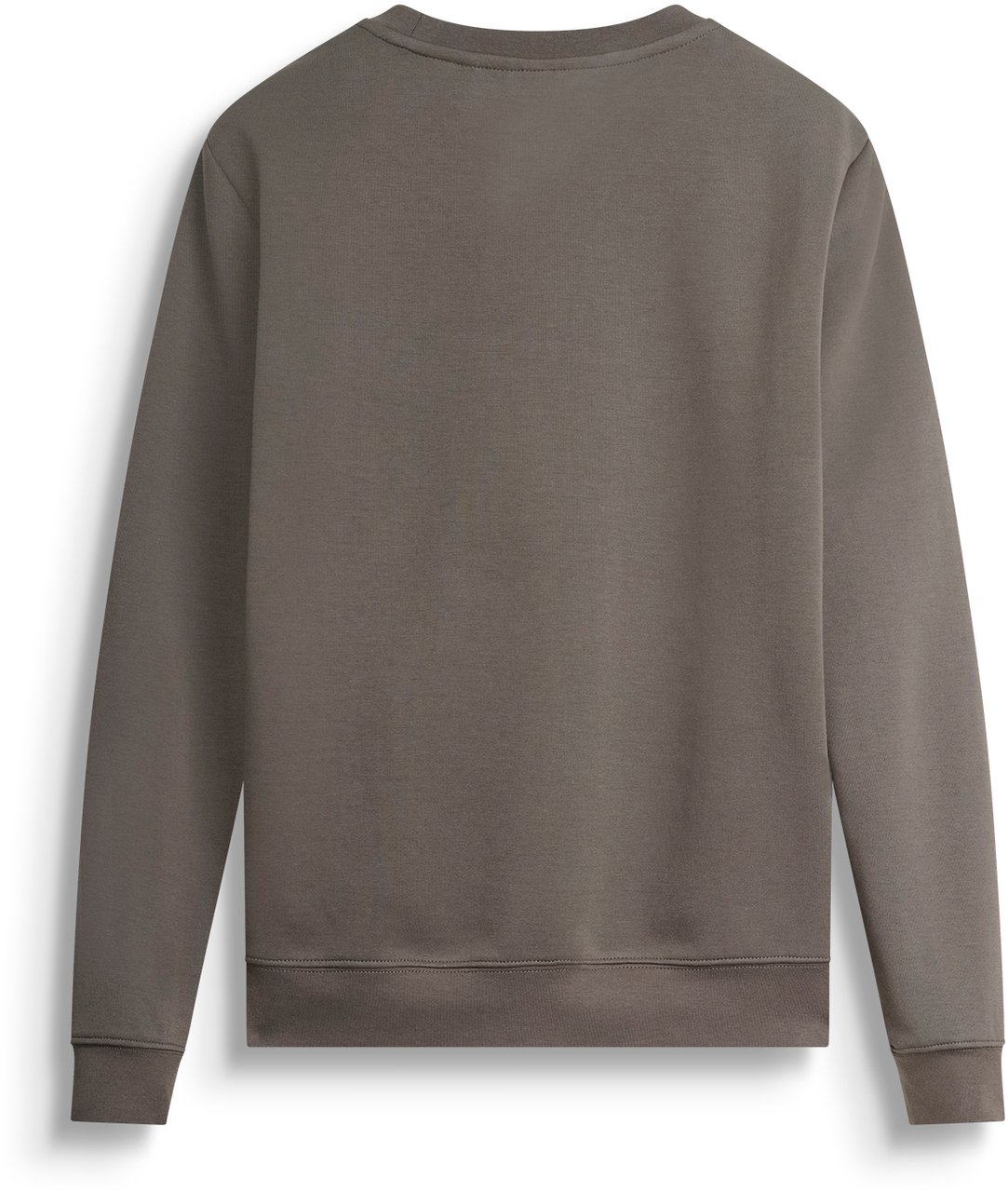 Antony Morato SWEATSHIRT SLIM FIT IN INTERLOCK COTTON BLEND FABRIC MATT PLASTIC AND EMBOSSED LOGO PRINT Groen