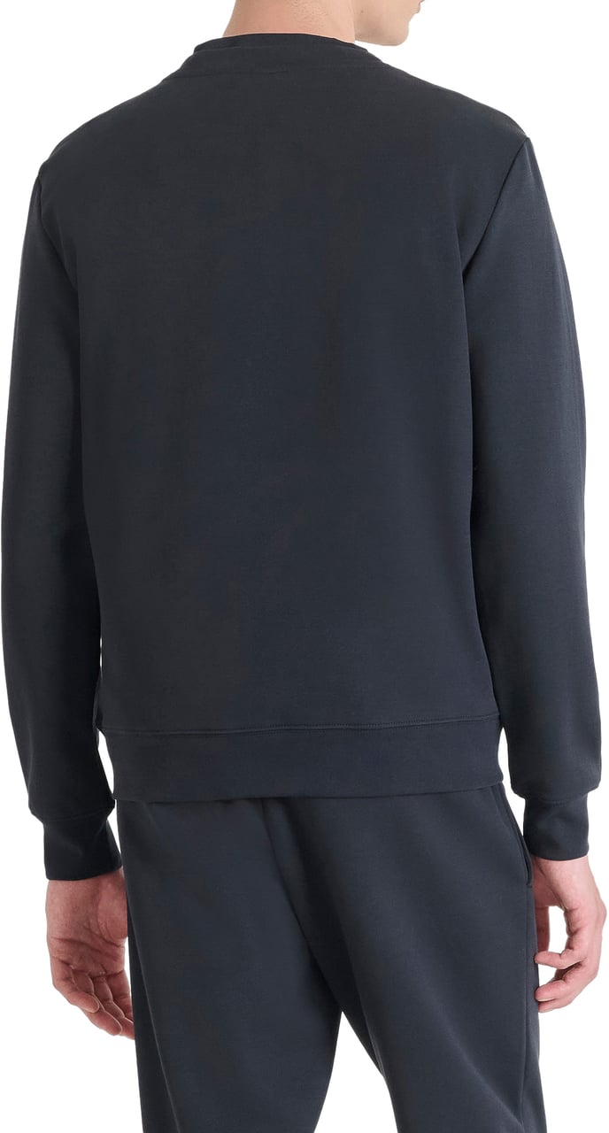 Antony Morato SWEATSHIRT SLIM FIT AND EMBOSSED LOGO PRINT Blauw