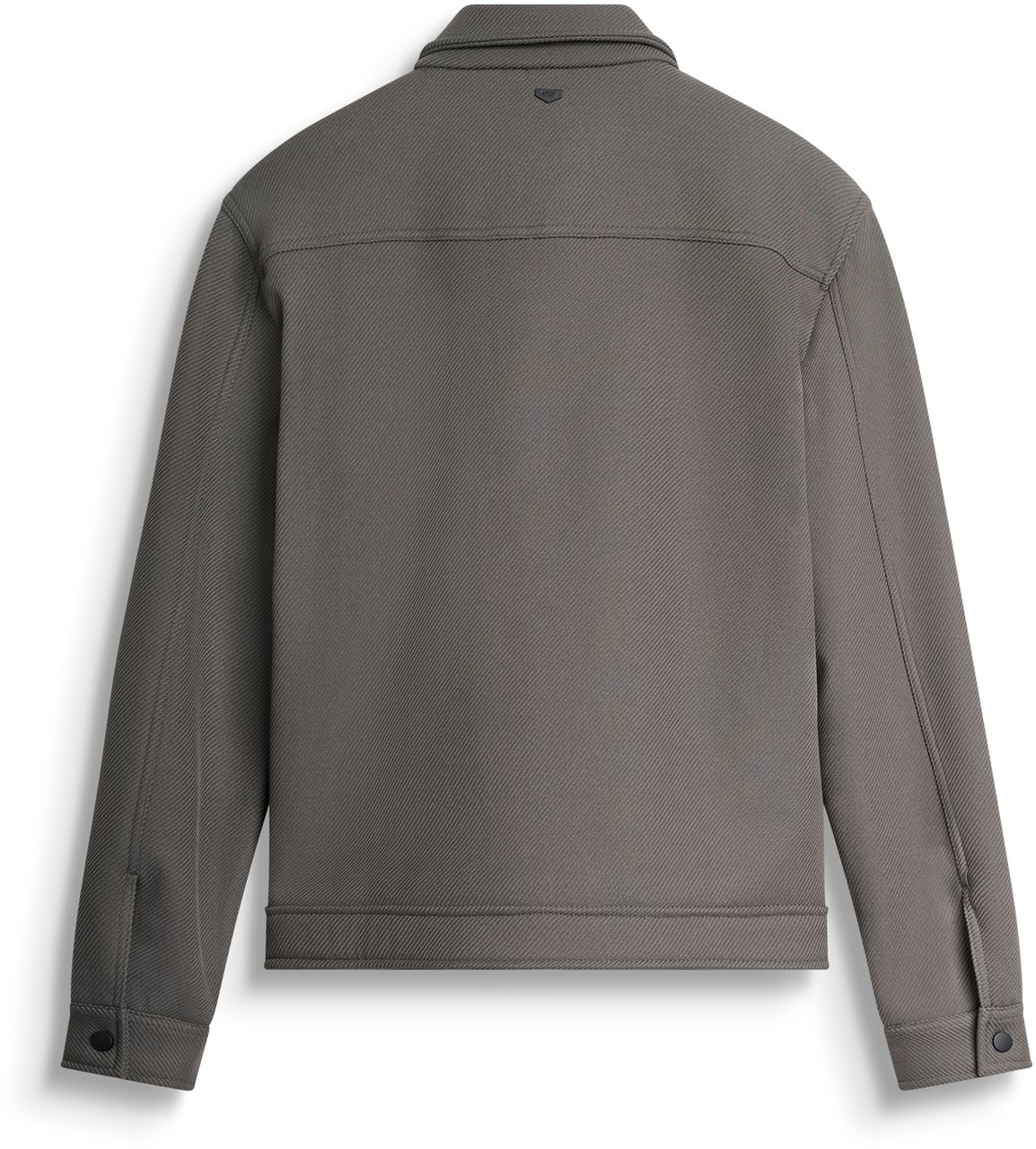 Antony Morato SWEATSHIRT REGULAR FIT IN COMPOUND POLYESTER FABRIC TWILL MOTIF WITH LOGOED METAL BADGE Groen