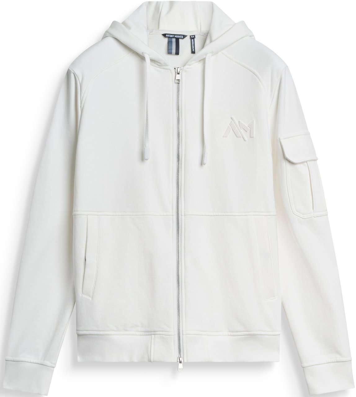 Antony Morato SWEATSHIRT REGULAR FIT WITH SPONGE LOGO PRINT Beige